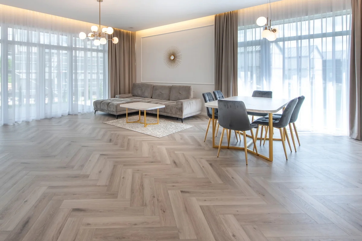 Hardwood floor installation in a New Jersey home